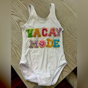 Size 10 girls swim. Cutest suit!